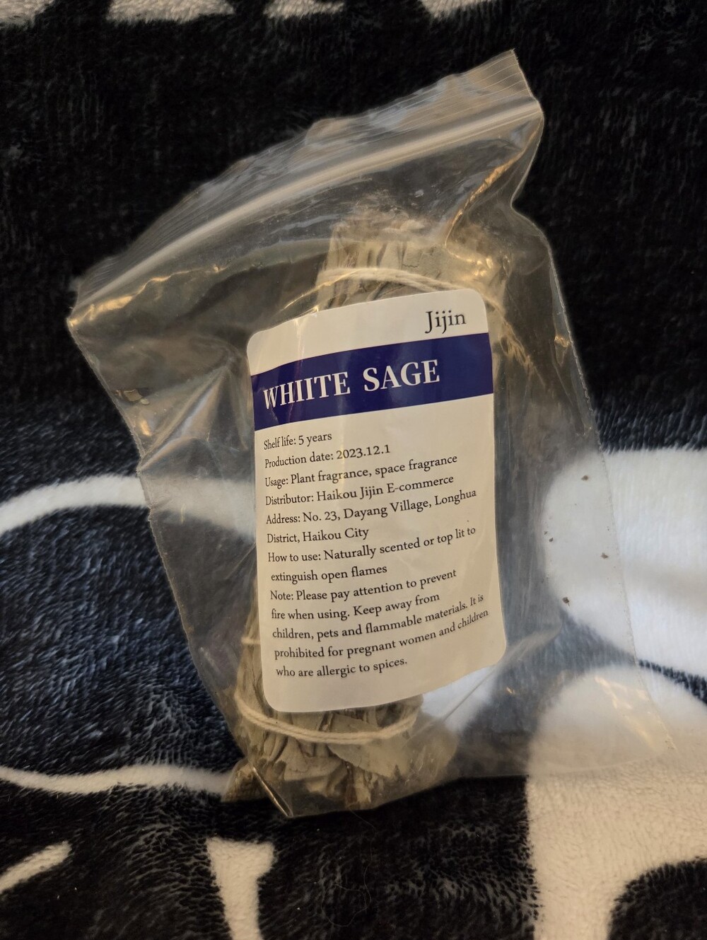 Jijin White Sage - Natural White Sage NEW